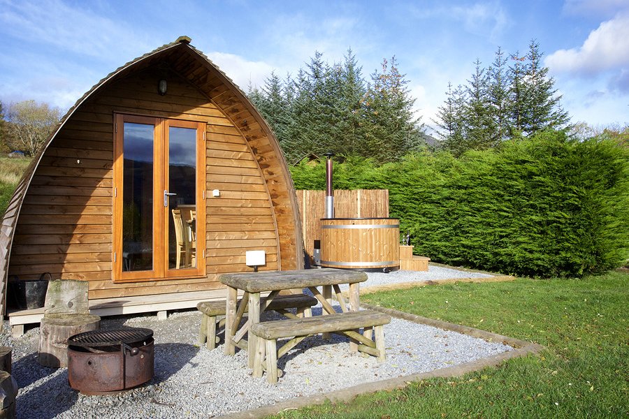 Loch Tay Premium Glamping Pod