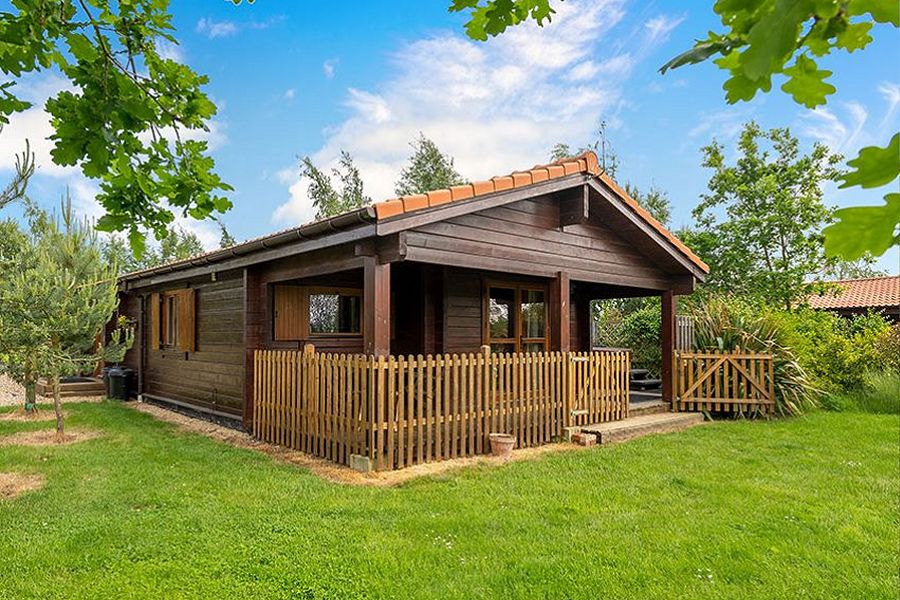 Badger lodge in Lincolnshire, Central England