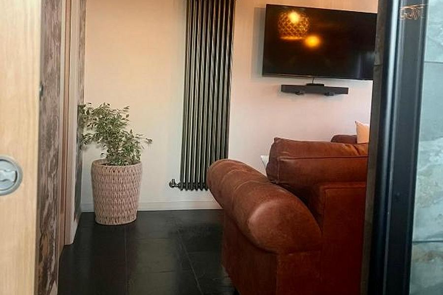 Solent Sea View Retreat Living Area
