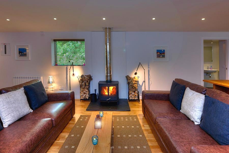 The Stables Bothy Living Area