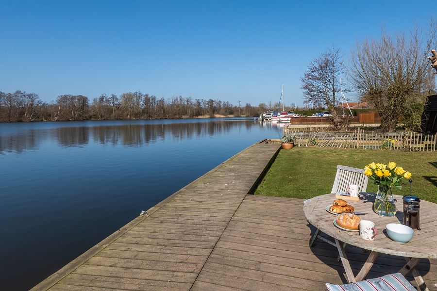 The Norfolk Boathouse Views Decking