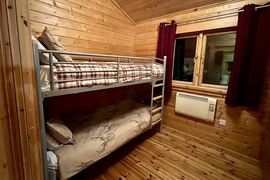 Lake Pochard Tufty Lodge Bunk Bedroom