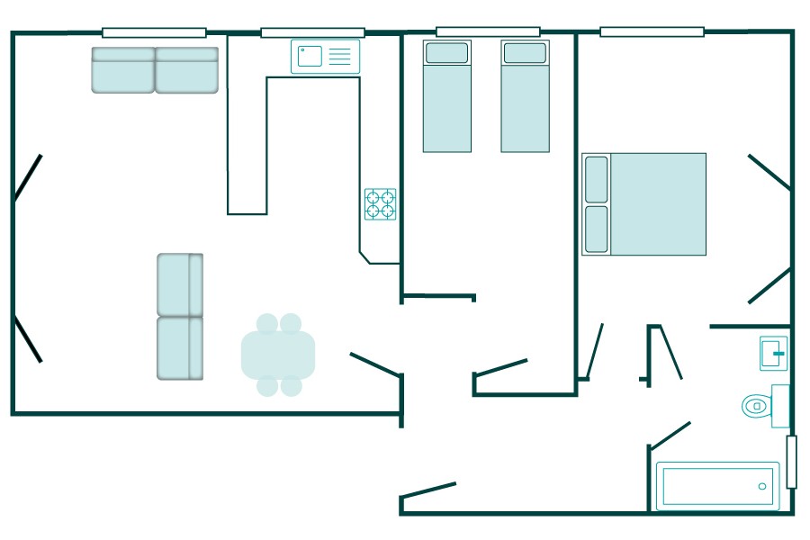 Wagtail Apartment Floorplan