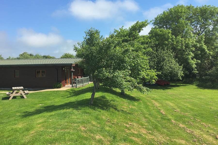 Wall Eden Otters Bank log cabin in Somerset