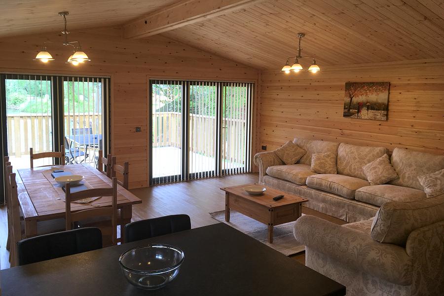 Woodlakes Oak Lodge Open Plan Living Area