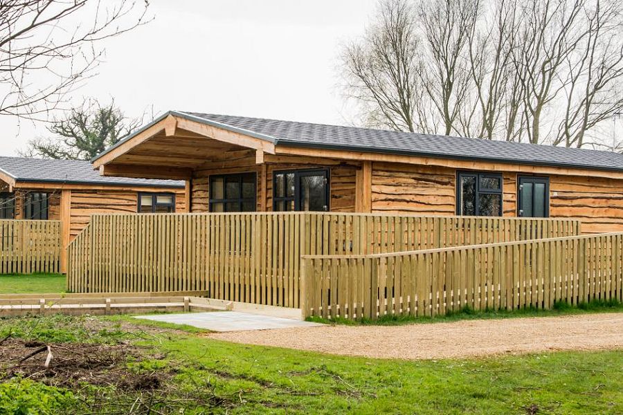 Woodlakes Accessible Lodge Ramped Access