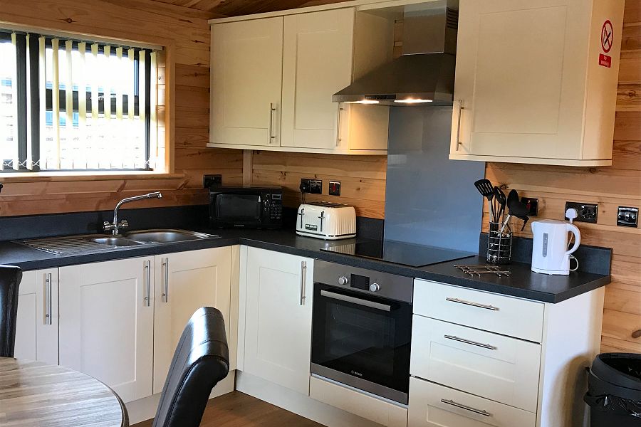Woodlakes Accessible Lodge Kitchen